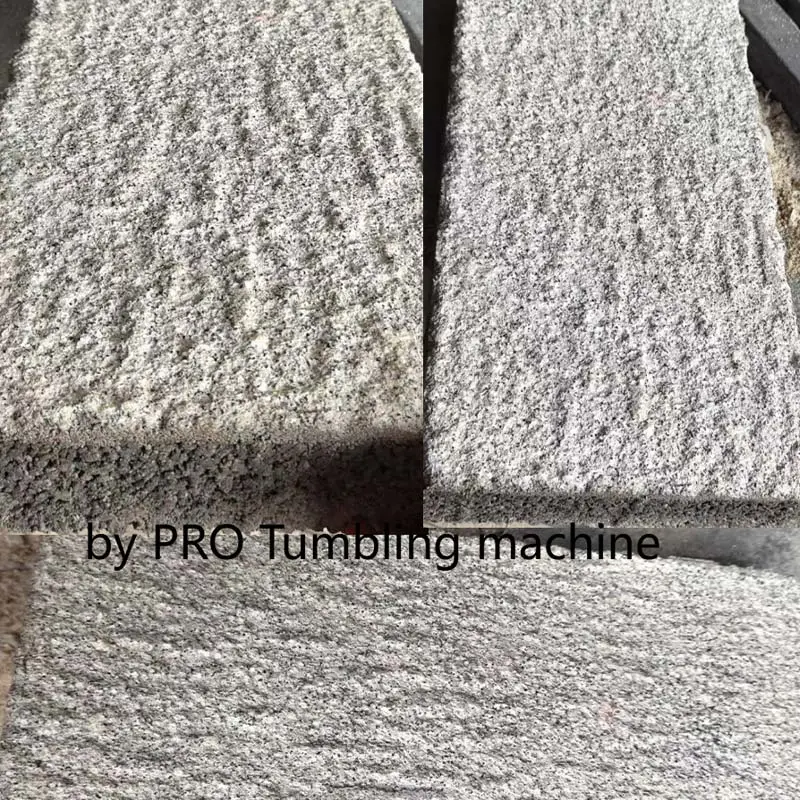 Máquina de tratamiento de superficies de caída de ladrillos de hormigón