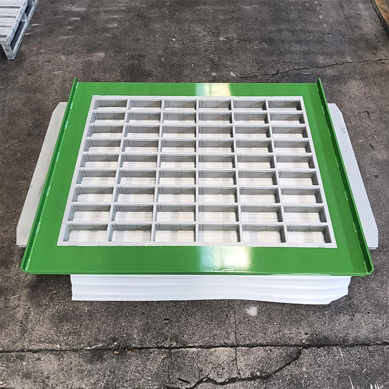 Molde de hormigón para formar paisajes.