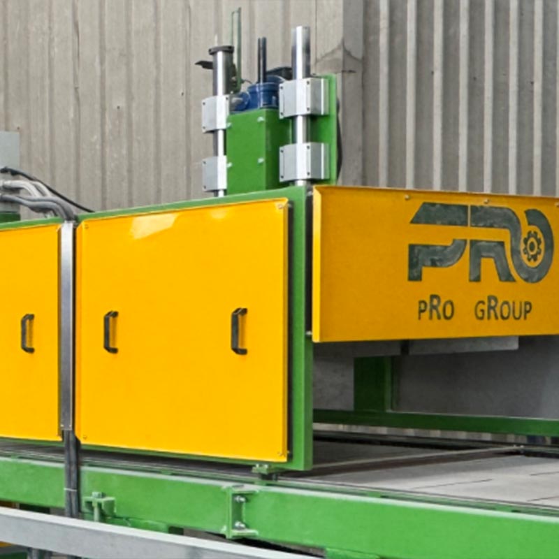 Máquina de tratamiento de superficies de revestimiento de adoquines de hormigón