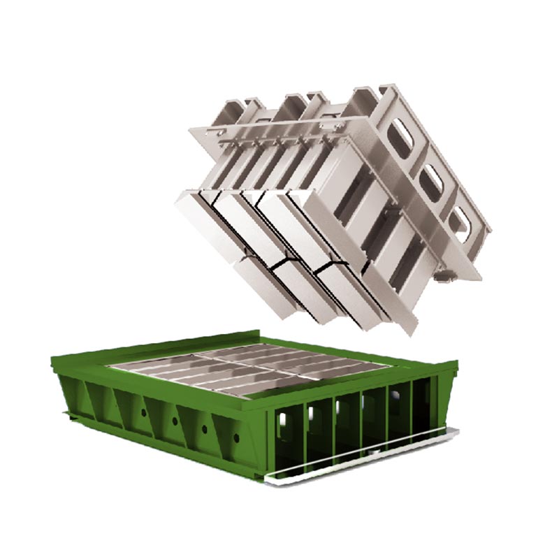 Molde de ladrillo de hormigón de bordillo