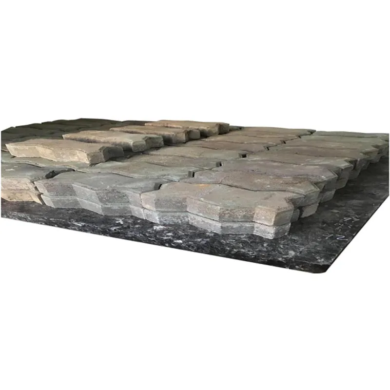 Paleta de ladrillos de plástico